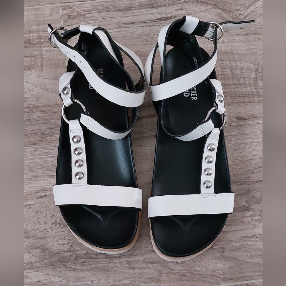 Stylish White Platform Sandals